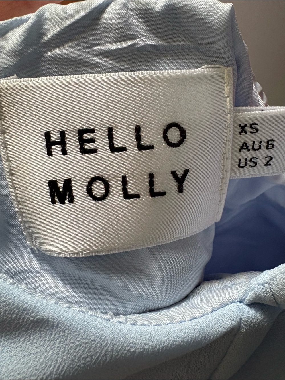 Hello Molly Light Blue Tiered Maxi Dress - Picture 10 of 10